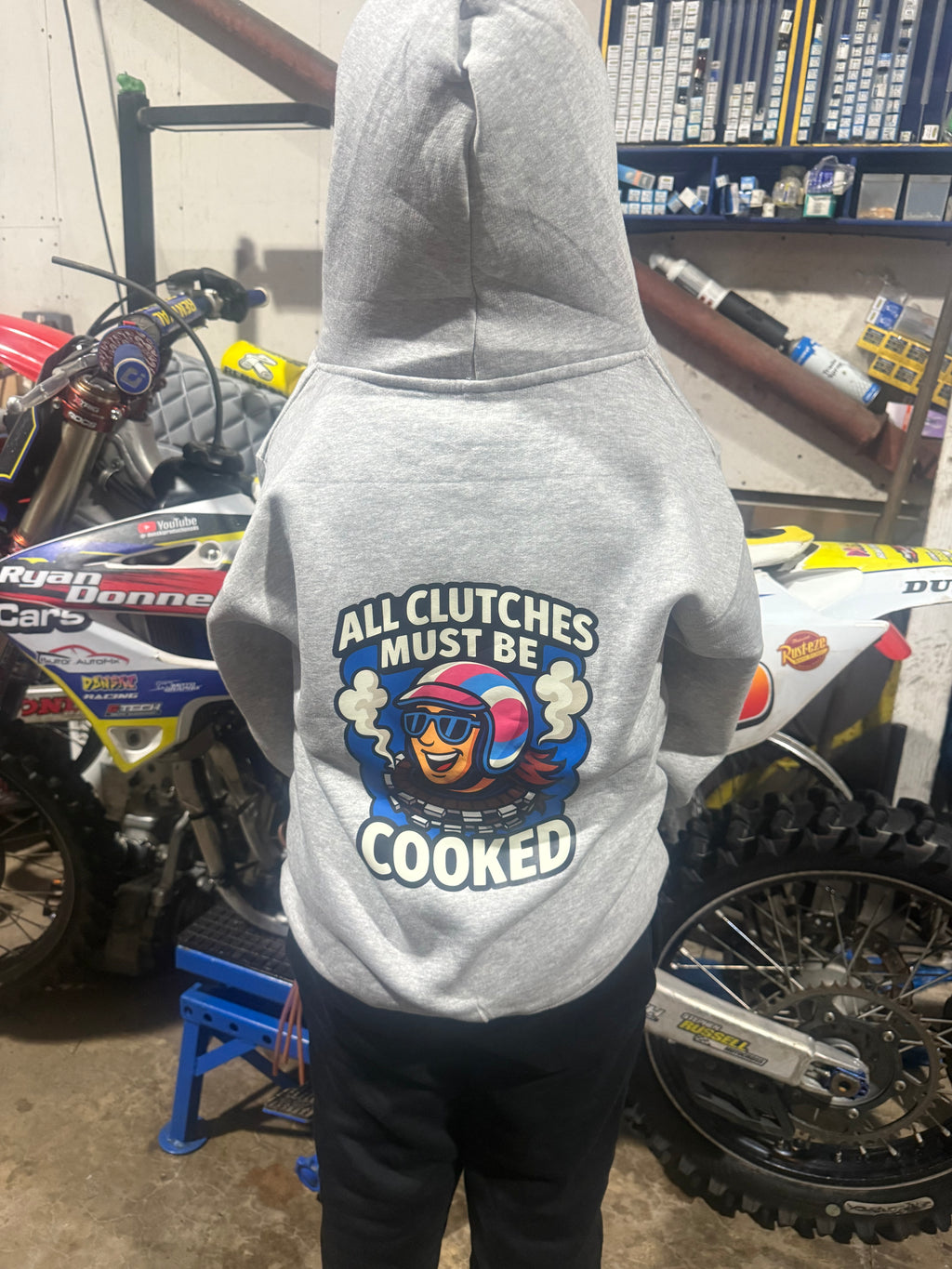 Kids all clutches must be cooked hoodie
